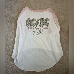 AC/DC Size XL Dog Shirt